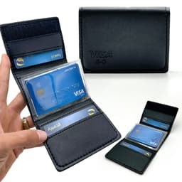 Porte-Cartes et Documents en Simii Cuir Edition Visa-BO - محفظة البطاقات والوثائق 1