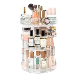 Organisateur de maquillage rotatif à 360 ° en Crystal acrylique 6