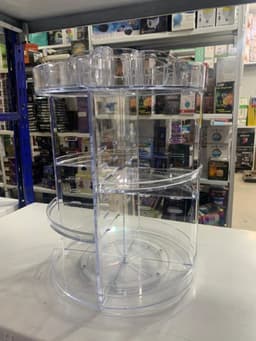 Organisateur de maquillage rotatif à 360 ° en Crystal acrylique 7
