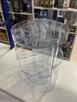 Organisateur de maquillage rotatif à 360 ° en Crystal acrylique 9