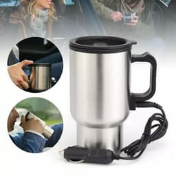 Thermos electrique chauffant pour voiture avec prise Allume Cigare Chauffe Eau,Thé,Café 1