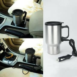 Thermos electrique chauffant pour voiture avec prise Allume Cigare Chauffe Eau,Thé,Café 3