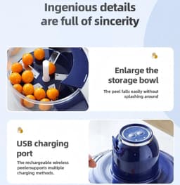 Éplucheur Électrique Innovant pour Fruits et Légumes - مقشرة الفواكه والخضروات 2