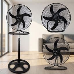 Ventilateur Multifonction 3en1 5 Lames Puissantes - مروحة التبريد وتدوير الهواء المتطورة 3 في 1 1