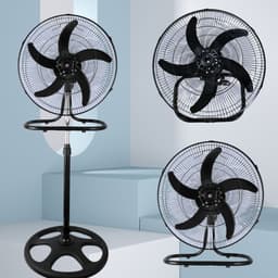 Ventilateur Multifonction 3en1 5 Lames Puissantes - مروحة التبريد وتدوير الهواء المتطورة 3 في 1 2
